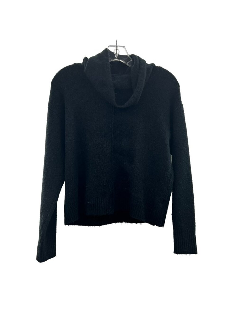 It's Our Time Cowl Neck Sweater Women's Size XS Black Long Sleeve Pullover